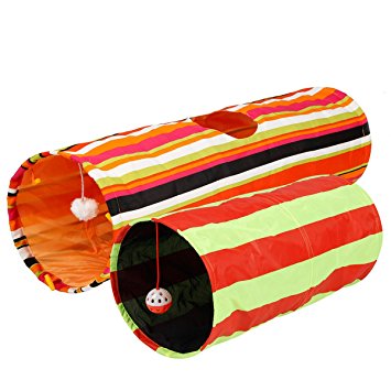 Collapsible Fabric Pet Activity Tunnel