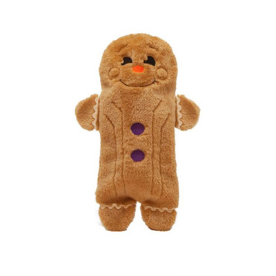Bottle Gingerbread Dog Toy