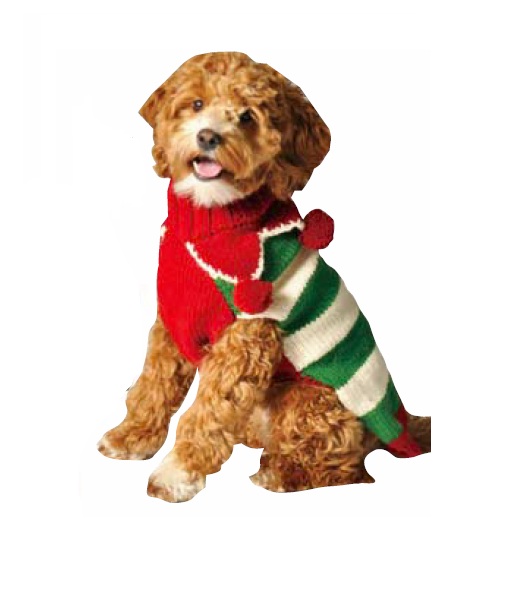 Chilly Dog Christmas Elf Holiday Dog Sweater