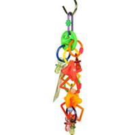 A & E Happy Beaks Pacifier and Beads Bird Toy