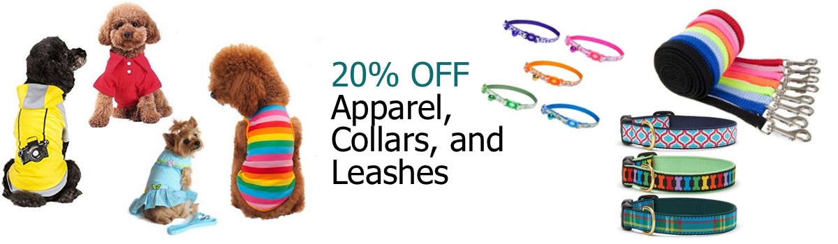 Buddy's A Pet's Store - May Sale - Apparel, Leashes, Collars