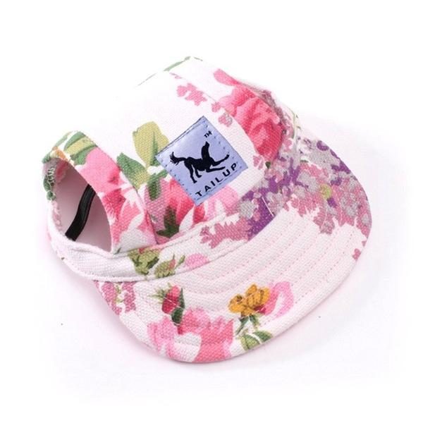 Tail Up Dog Pink Floral