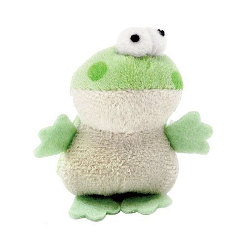 Multipet Look Whos Talking Plush Cat Toy Frog