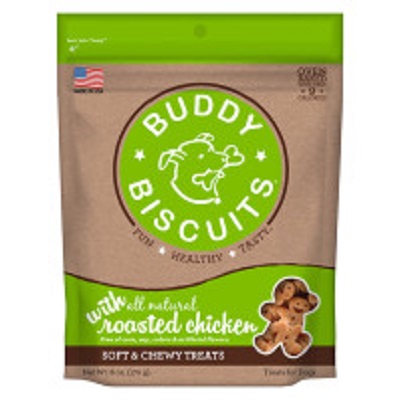 Buddy Biscuits Grain Free Chewy Roasted Chicken