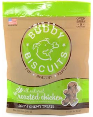Buddy Biscuits Grain Free Chewy Roasted Chicken