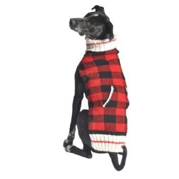 Chilly Dog Buffalo Plaid Dog Sweater