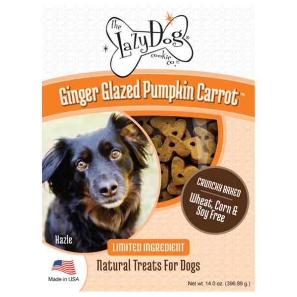 Lazy Dog Cookie Co. Glazed Pumpkin Carrot Crunchy Cookies