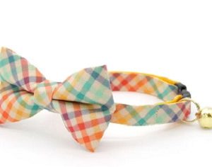 Made by Cleo Golden Hour Bow Tie Cat Collar