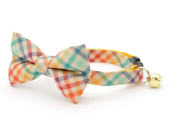 Made by Cleo Golden Hour Bow Tie Cat Collar