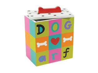 Up Country Hand Painted Arf Dog Treat Box