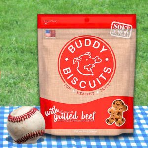 Buddy Biscuits Grain Free Chewy Grilled Beef