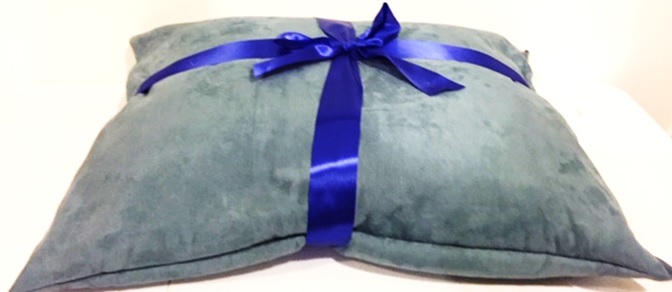 Buddy Blissful Blue Billow Pillow