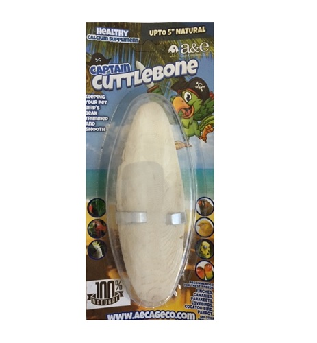 A&E Captain Cuttlebone White Healthy Bird Natural Toy