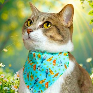 Made By Cleo Birds of a Feather Cat Bandana