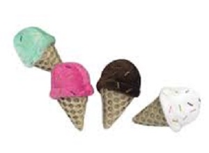 Multipet Ice Cream Cone Cat Toy
