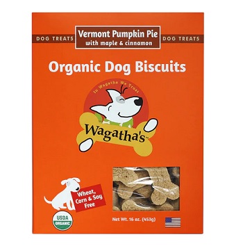 Wagatha’s Organic Vermont Pumpkin Pie Dog Biscuits