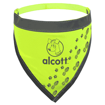 Alcott Essential Visibility Yellow Dog Bandana
