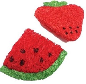 Nibbles Loofah Strawberry