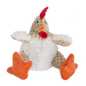 goDog Checkers Sitting White Rooster