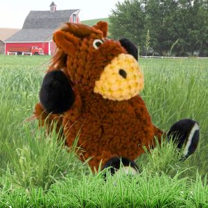 goDog Checkers Sitting Brown