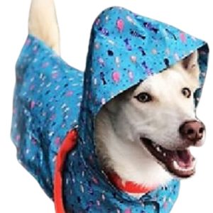RC Pet Packable Shoal Dog Rain Poncho