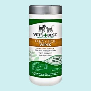 Vet's Best Multiple Pet Natural Flea Tick Wipes.
