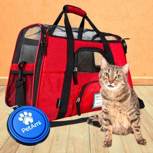 Pet Ami Small Red Pet Carrier