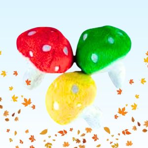 Loopies Mushrooms Pet Toy
