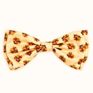 Worthy Dog Gobble Gobble Bow Tie.