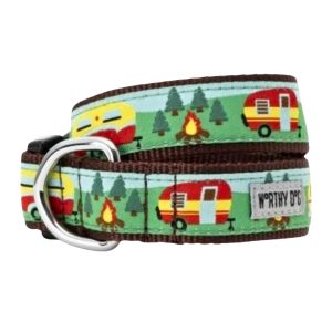 Worthy Dog Happy Camper Dog Collar