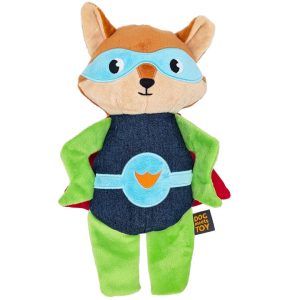 Dog Meets Toy Fox