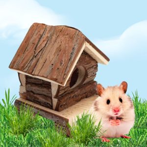 Nibbles Deluxe Log Cabin Hut