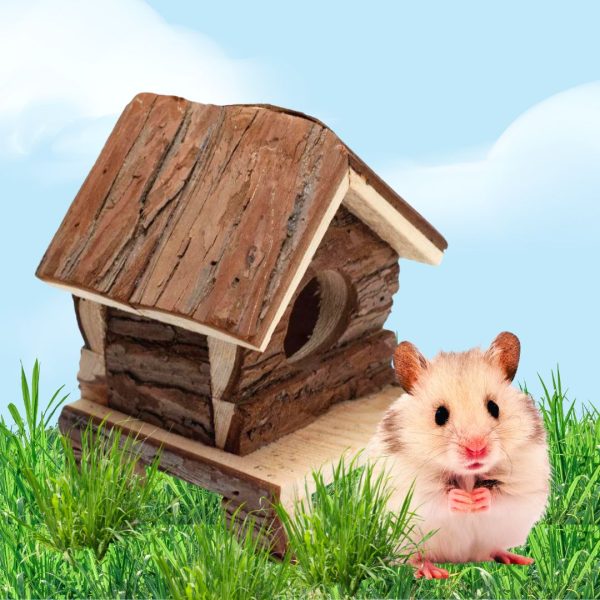 Nibbles Deluxe Log Cabin Hut