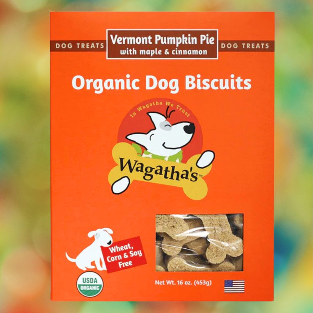 Wagatha’s Organic Vermont Pumpkin Pie Dog Biscuits