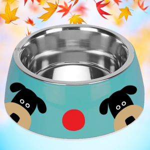 Peeking Doggie Medium Pet Bowl