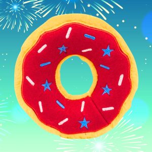 Zippy Paws Americana Donutz Dog Toy