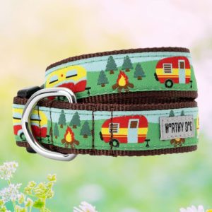 Worthy Dog Happy Camper Dog Collar
