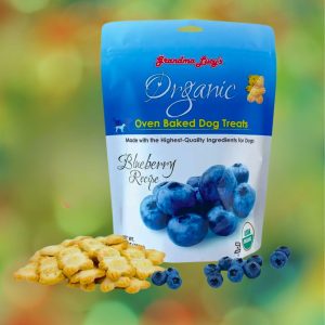 Grandma Lucy’s Organic Blueberry Oven-Baked Dog Treats.