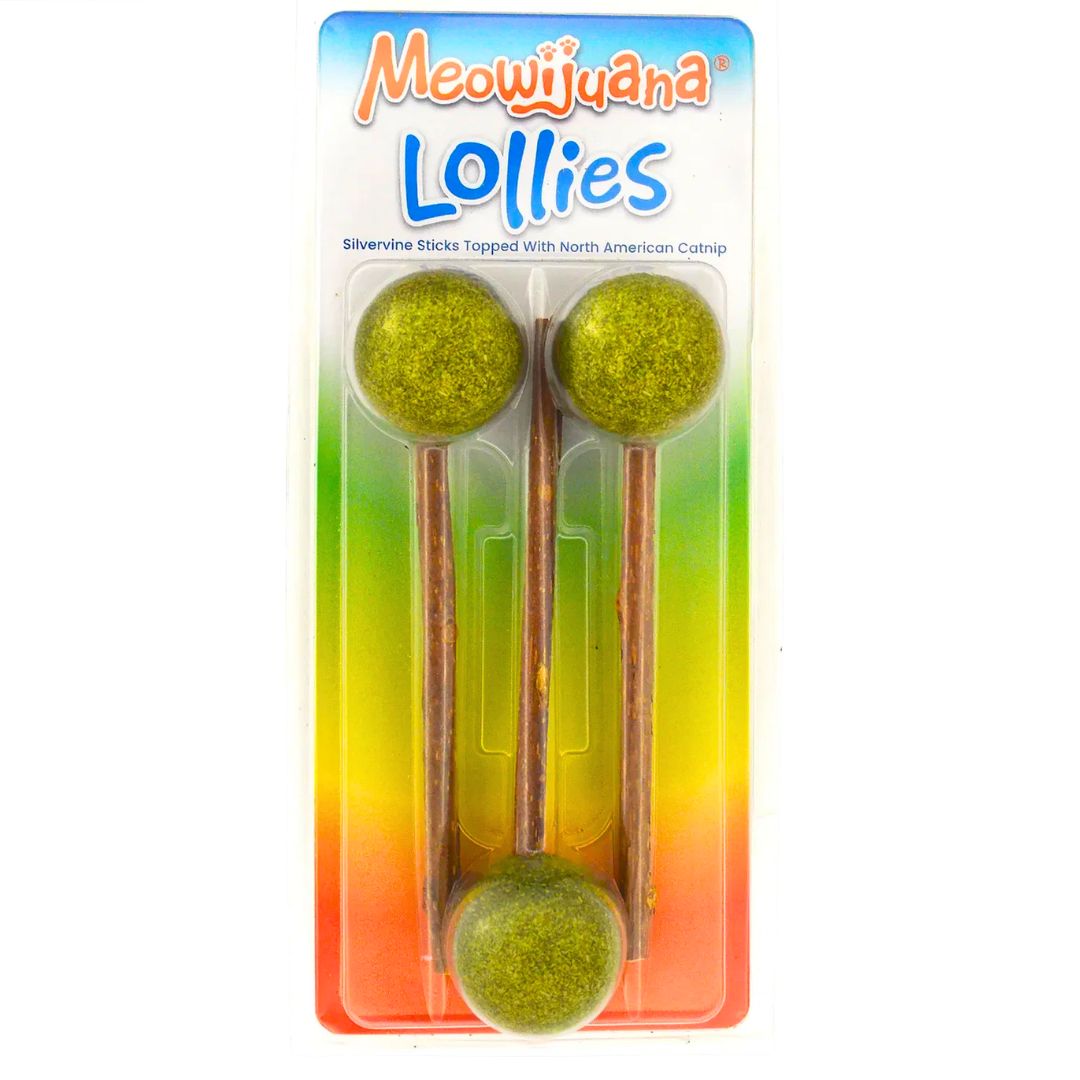 Meowijuana Lollies-Silvervine Sticks