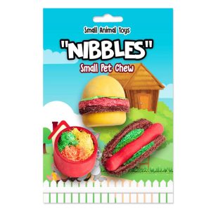 A&E Cage Company Nibbles Summer Cookout Wood and Loofah Chews